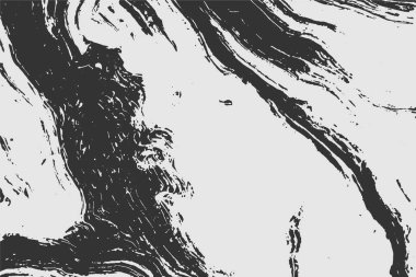 Grunge detaylı iç içe geçmiş doku, iplikler, çizgiler, tel, damarlar, monokrom. Grunge eski detaylı siyah-beyaz, gri doku. Vektör arkaplanı