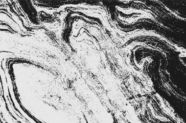 Grunge detaylı iç içe geçmiş doku, iplikler, çizgiler, tel, damarlar, monokrom. Grunge eski detaylı siyah-beyaz, gri doku. Vektör arkaplanı