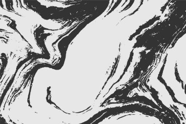 Grunge detaylı iç içe geçmiş doku, iplikler, çizgiler, tel, damarlar, monokrom. Grunge eski detaylı siyah-beyaz, gri doku. Vektör arkaplanı