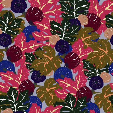 İncir ve yapraklarla biçimlendirilmiş kalıp, doğal formlardan esinlenilmiş. Tekstil, ambalaj ve sonbahar dekorasyonu için ideal