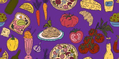 Dolce Vita koleksiyonu, Akdeniz yaşam tarzından esinlenerek canlı renk aksanlarına sahip tuhaf, pürüzsüz bir desen. El çizimi çizim biçimi