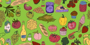 Dolce Vita koleksiyonu, Akdeniz yaşam tarzından esinlenerek canlı renk aksanlarına sahip tuhaf, pürüzsüz bir desen. El çizimi çizim biçimi