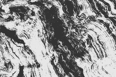 Grunge detaylı iç içe geçmiş doku, iplikler, çizgiler, tel, damarlar, monokrom. Grunge eski detaylı siyah-beyaz, gri doku. Vektör arkaplanı