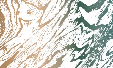 Grunge iç içe geçmiş doku, iplikler, çizgiler, teller, damarlar. Huysuz, eski, detaylı doku. Vektör arkaplanı. Kahverengi yeşil metal beyaz üzerine