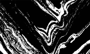 Grunge iç içe geçmiş doku, iplikler, çizgiler, tel, damarlar, monokrom. Grunge eski detaylı siyah beyaz doku. Vektör arkaplan