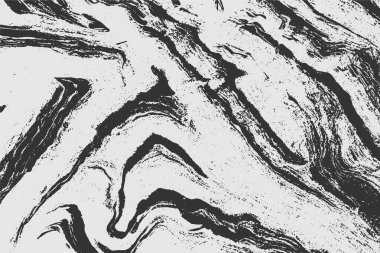 Grunge detaylı iç içe geçmiş doku, iplikler, çizgiler, tel, damarlar, monokrom. Grunge eski detaylı siyah-beyaz, gri doku. Vektör arkaplanı