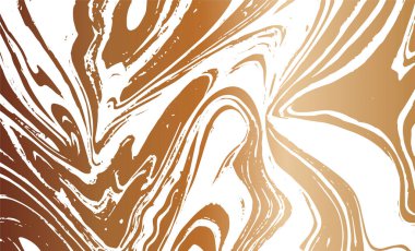 Grunge iç içe geçmiş doku, iplikler, çizgiler, teller, damarlar. Huysuz, eski, detaylı doku. Vektör arkaplanı. Beyaz üzerine bakır