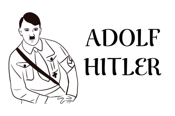  Portrait Sketch of Adolf Hitler