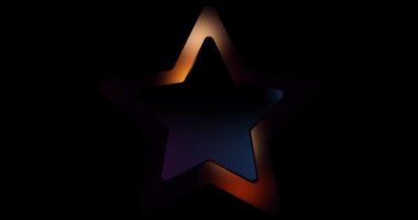 Siyah arka planda parıldayan güzel yıldızlar. Soyut arkaplan, sinema grafikleri yıldızı, DJ, Dance, Club, Christmas, Birthday Party, Xmas, Music background vs. için kullanılabilir