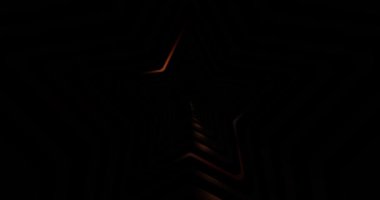 Parlayan ya da yanıp sönen animasyon arkaplanı olan güzel bir altın yıldız. Festival Etkinliği, Düğün, Noel, Diwali, Kutlama, Yeni Yıl, Xmas vs. için kullanılabilir