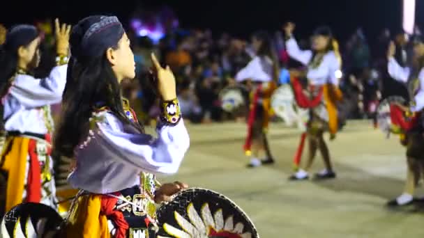 Tarakan Endonezya Ağustos 2022 Jaranan Müzik Dansçıları Geleneksel Bir Enstrüman — Stok video