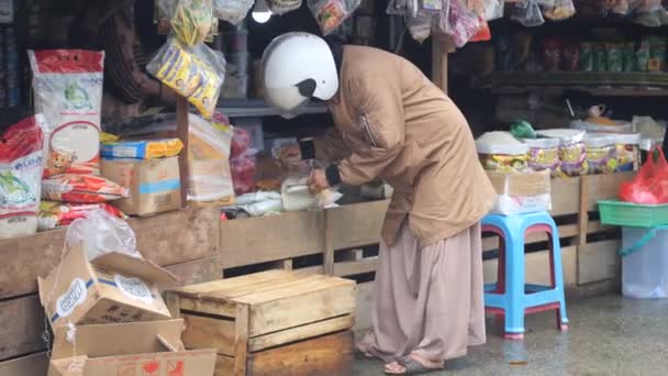 Τάρακαν Ινδονησία 2022 Δραστηριότητες Συναλλαγών Μεταξύ Πωλητή Και Αγοραστή Στην — Αρχείο Βίντεο