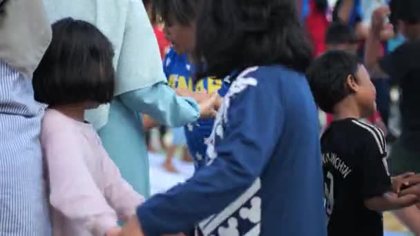 Anak Anak Indonesia Bermain Bersama Pada 2023 Juli Tarakan Indonesia — Stok Video