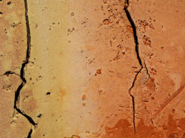 Kırmızı tuğla doku makro closeup, eski detaylı kaba doku