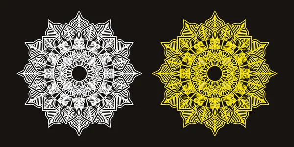 Luxusní Mandala Pozadí Zlatou Arabesque Vzor Arabský Islámský Východní Styl — Stockový vektor