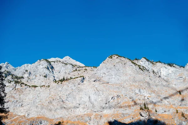 Panorama Barevné Horské Krajiny Kamenitými Horami Kvalitní Fotografie — Stock fotografie