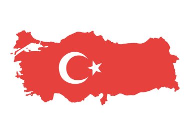 Türkiye haritası. Türk harita vektör illüstrasyonu. Türkiye Toprakları. 