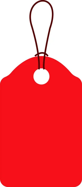 Продажа Бирки Этикетки Ценник Повесил Красную Бирку Бумажная Этикетка Специальное — стоковый вектор