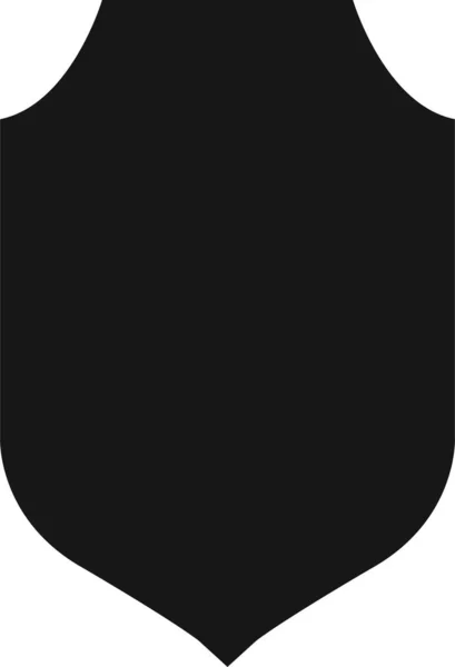 Icono Del Escudo Protege Seguridad Del Escudo Símbolo Calidad Placa — Archivo Imágenes Vectoriales