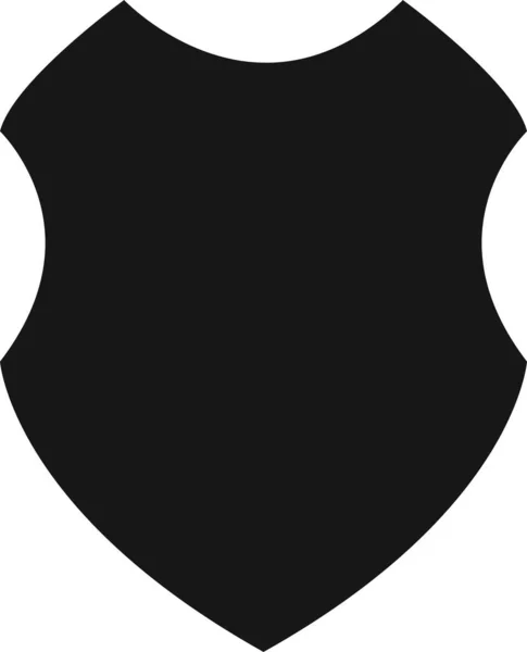 Ikona Tarczy Chrońcie Osłonę Symbol Jakości Odznaki Logo Lub Godło — Wektor stockowy