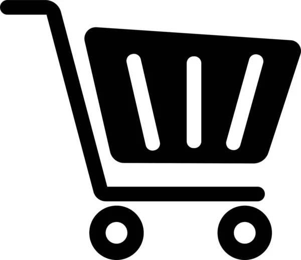 ショッピングカートのアイコン Webストアのショッピングカートアイコン インターネットショップロゴの記号を購入する プロダクトバスケットのイラストを購入する — ストックベクタ