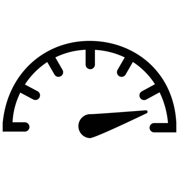 Hız Göstergesi Takometre Simgesi Hız Göstergesi Işareti Nternet Araba Hızı — Stok Vektör