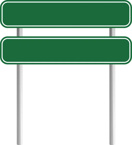 Placa Sinalização Trânsito Verde Placa Branco Com Lugar Para Texto —  Vetores de Stock