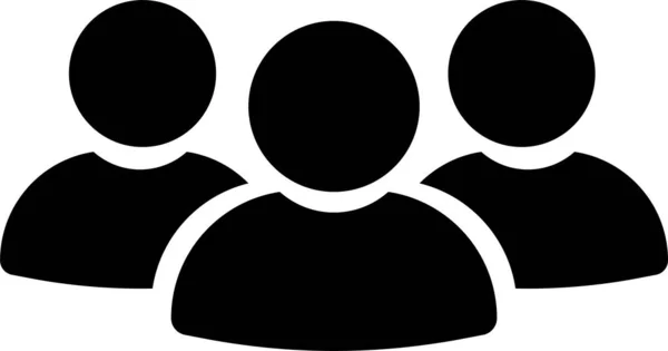 Ομάδα Ανθρώπων Σύνολο Εικονιδίων Ομάδα Εργατών Σύμβολο Προφίλ Χρήστη Ομάδα — Διανυσματικό Αρχείο