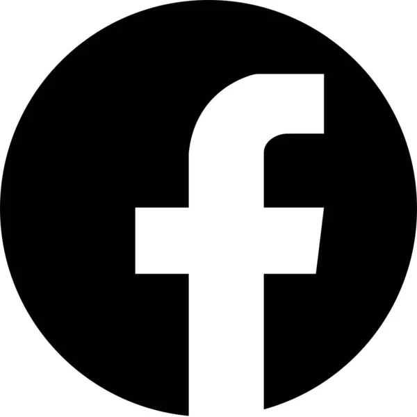Facebook Logo Realistischer Logotyp Vektor Für Social Media Symbole Meta — Stockvektor