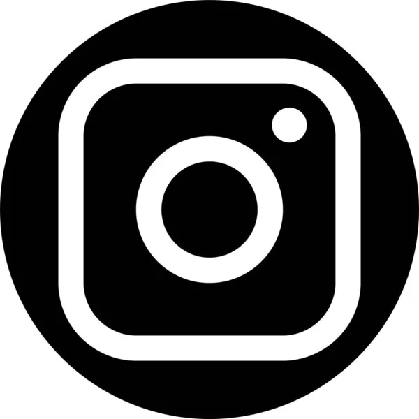 Logo Instagram Logotipo Insta Realista Redes Sociales Sobre Fondo Transparente — Vector de stock