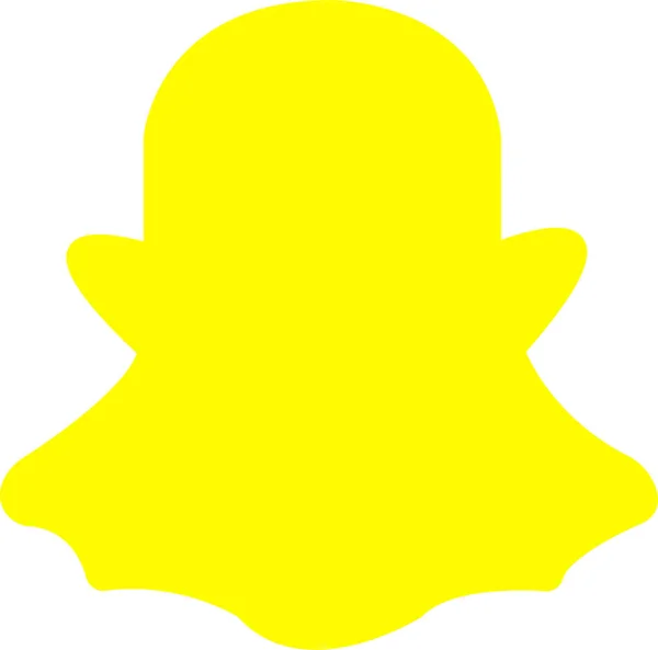 Icône Messager Logo Snapchat Logotype Réaliste Des Médias Sociaux Snap — Image vectorielle