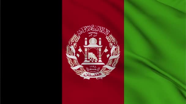 Drapeau Afghanistan Animation Pour Arrière Plan Joyeux Jour Indépendance Afghanistan — Video