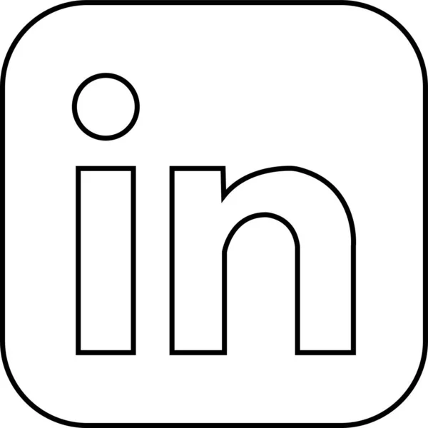 Linkedin Design Logo Zeichen Symbol Vektor Der Amerikanischen Wirtschaft Und Vektorgrafiken