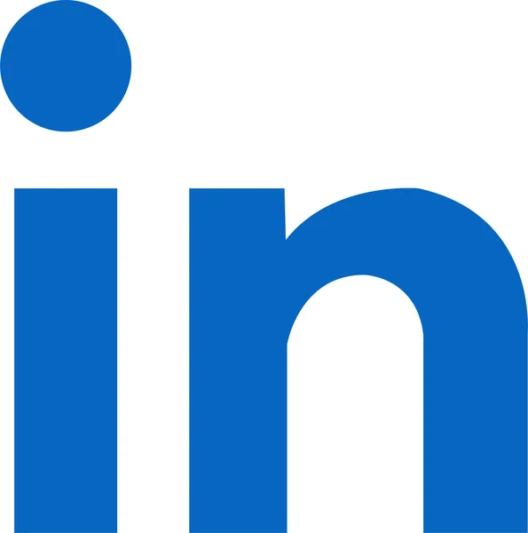 Linkedin Design Logo Zeichen Symbol Vektor Der Amerikanischen Wirtschaft Und Stockillustration