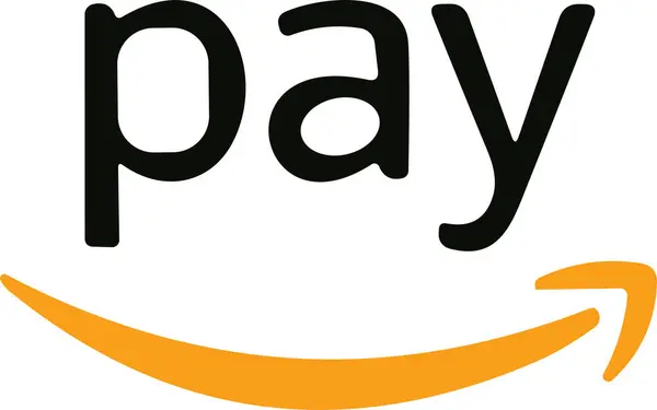 Amazon Pay Online Zahlungsmethoden Symbol Logo Commerce Zahlungstaste Vektor Internationales Vektorgrafiken