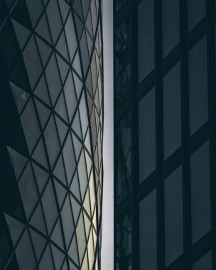 Londra 'daki binanın mimarisi.