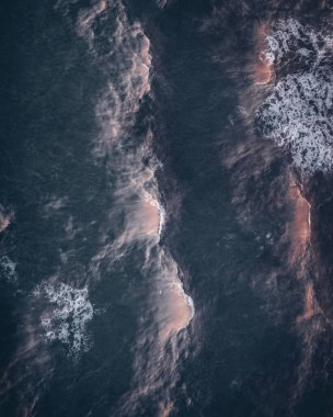 İngiltere 'deki okyanus dalgalarının en üst görüntüsü