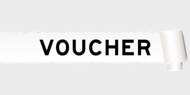 Yırtık kağıdın altında kelime makbuzu olan yırtık kağıt arkaplan