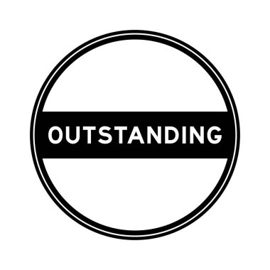 Beyaz arkaplanda duran siyah renkli mühür etiketi