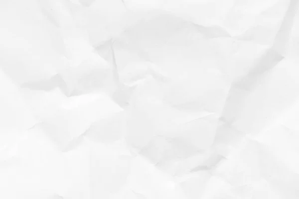 Grunge Ráncos Fehér Színű Papír Texturált Háttér Másolási Hely — Stock Fotó