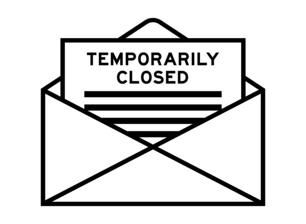 Оболочка и знак письма со словом, временно закрытым в качестве заголовка