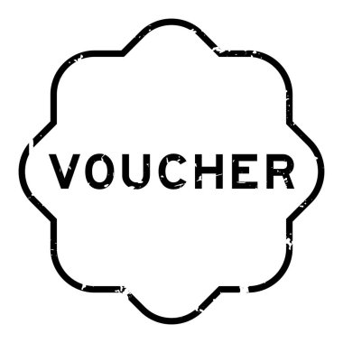 Grunge siyah kupon kelime beyaz arka planda kauçuk mühür damgası