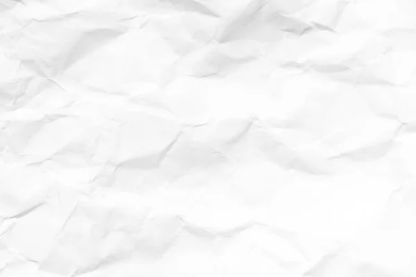 Grunge Enrugado Papel Cor Branca Texturizado Fundo Com Espaço Cópia — Fotografia de Stock
