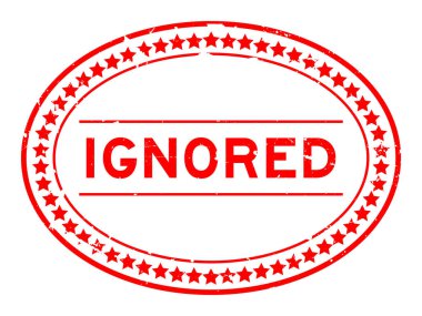 Grunge kırmızı kelime oval lastik mühür beyaz arka planda