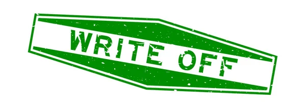 Grunge Πράσινο Διαγράψτε Σφραγίδα Σφραγίδων Εξάγωνων Λέξεων Λαστιχένια Άσπρο Υπόβαθρο — Διανυσματικό Αρχείο
