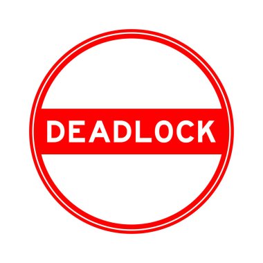 Beyaz arkaplanda kırmızı renkli mühür etiketi var.