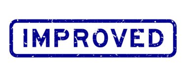 Grunge mavisi beyaz arkaplanda kare lastik mühür dövmesi