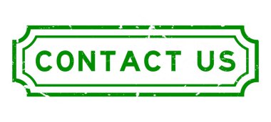 Grunge Green beyaz arka planda lastik mühür sözcüğüyle temasa geçti.