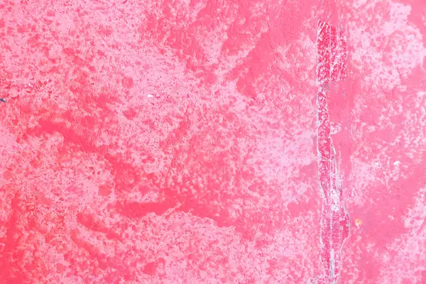 Grunge Incrinato Colore Rosso Rosa Muro Cemento Con Texture Sfondo — Foto Stock