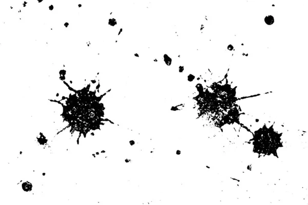 Grunge Black Water Droplet Splash Textured Background Vector Dalam Bahasa - Stok Vektor